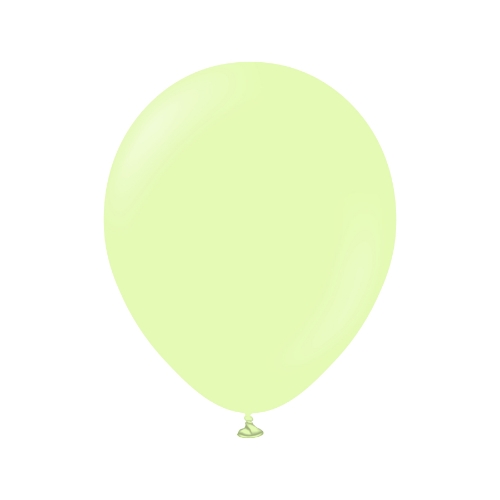 Levně Balonky zelené, Macaron Pistachio 13 cm/5", 100 ks