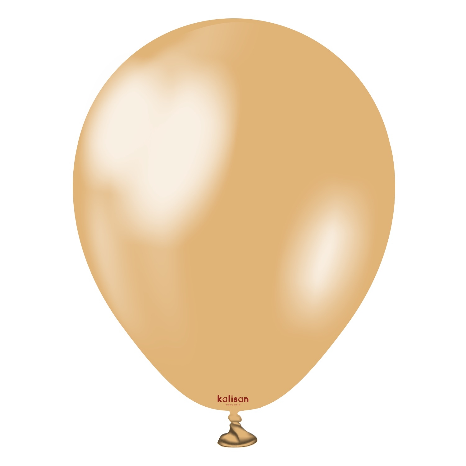 Balonek metalický zlatý, Metallic Gold 30 cm