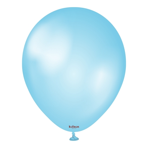 Balónik perleťový modrý, Pearl Sky Blue 30 cm