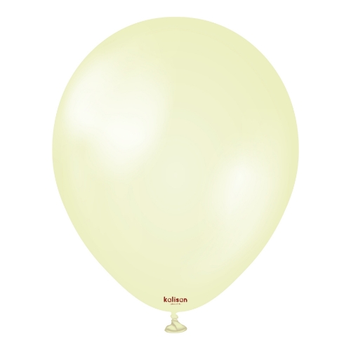 Levně Balonek perleťový žlutý, Pearl Lemon 30 cm