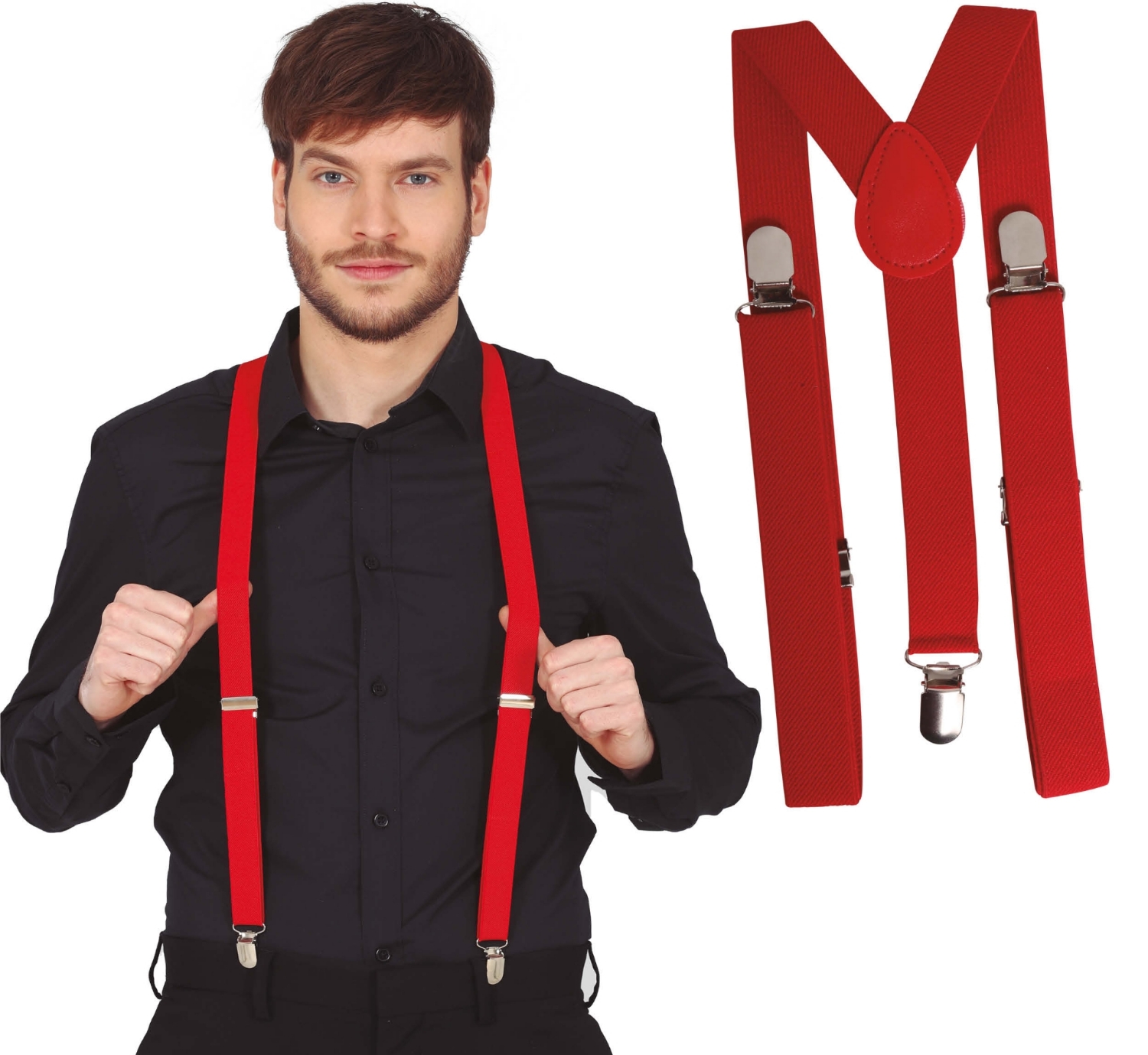 Červené kšandy - univerzální