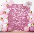 Picture of Pink 210 x 210 cm Mirror Photo Wall Rental