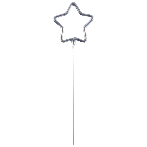 Prskavka hviezda strieborná, 17 cm