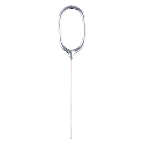 Levně Prskavka číslice 0 stříbrná, 17 cm