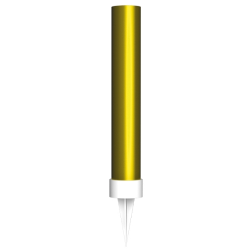 Levně Dortová fontána zlatá 9,5 cm, 2 ks
