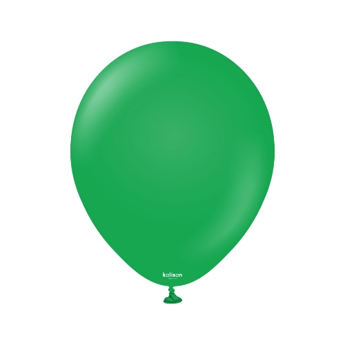 Levně Balonky zelené, Standard Green 13 cm/5", 100 ks
