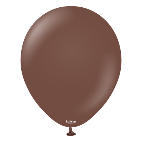 Levně Balonek hnědý, Standard Chocolate Brown 30 cm