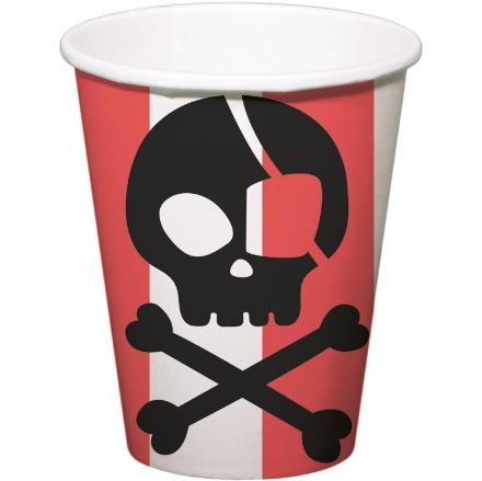 Picture of Paper Cups Pirate Party, 250 ml