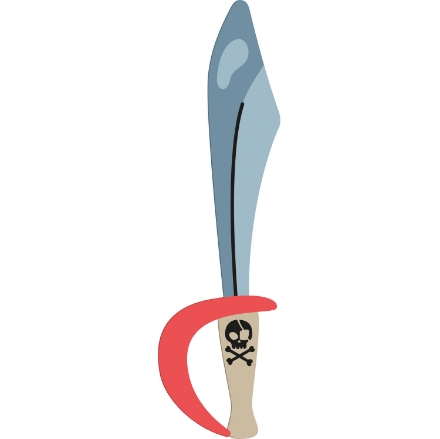 Picture of Paper Swords Pirate Party, 27 cm