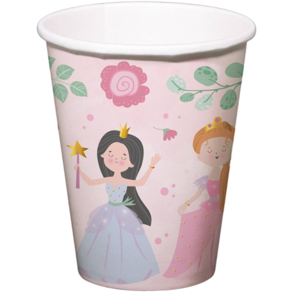 Papírové kelímky Princeznovská párty, 250 ml