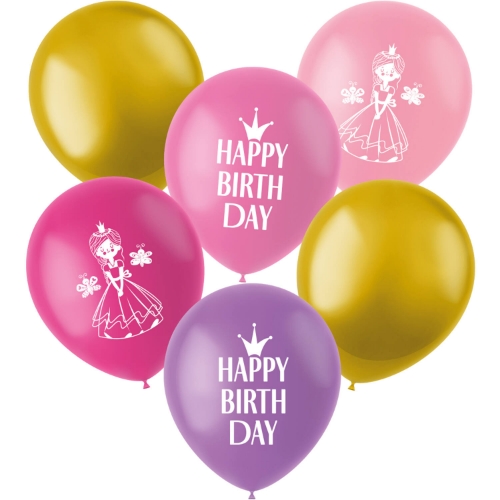 Levně Latexové balonky Princeznovská party, 33 cm
