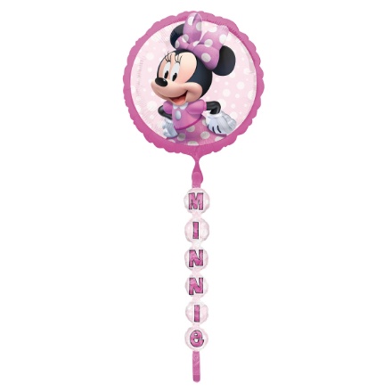 Obrázek Jumbo chodící balónek Minnie Mouse, kulatý, 60 x 175 cm