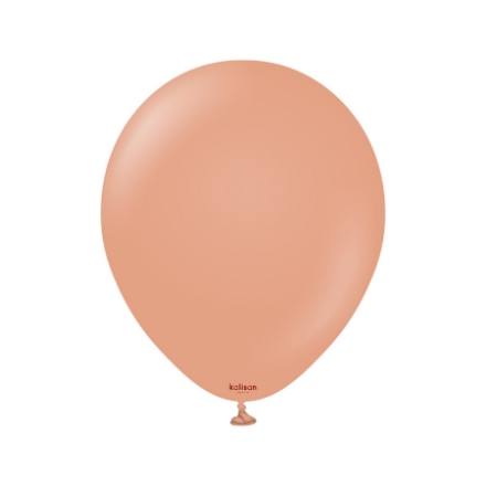 Obrázek Balonky růžovo hnědé, Standard Clay Pink 13 cm/5", 100 ks
