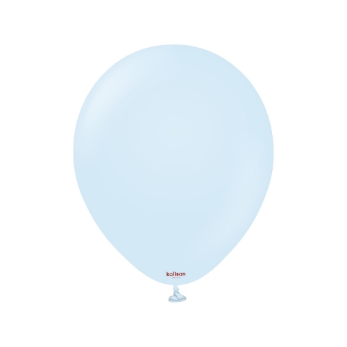 Balóniky svetlo modré, Macaron Baby Blue 13 cm/5", 100 ks