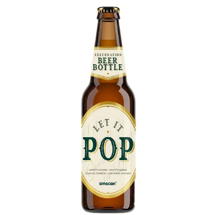 Picture of Confetti Shooter in Beer Bottle, 23 cm