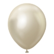 Obrázok z Balónik chrómový biele zlato, Mirror White Gold 30 cm