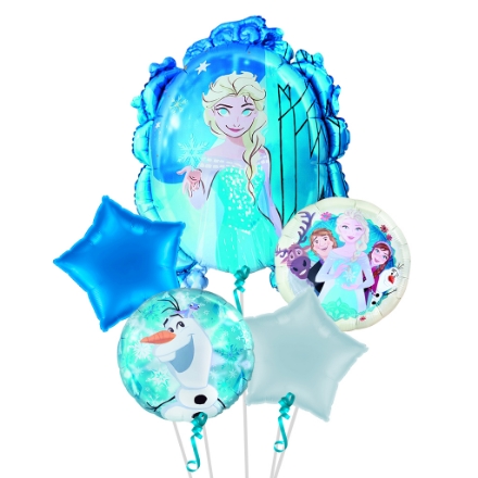 Obrázek Sada fóliových balonků Ledové království, Frozen, 5 ks
