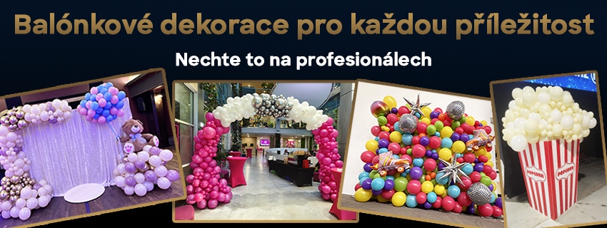 Balónkové dekorace od BalonkyPraha.cz