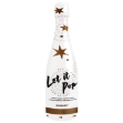 Picture of Confetti Cannon in Champagne Bottle, Rose Gold Stars, 32 cm