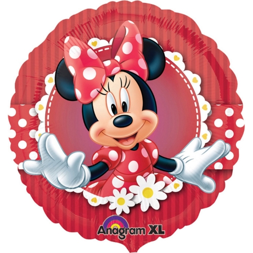 Levně Foliový balonek Minnie Mouse červený, 43 cm