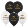 Picture of Latex balloons Congratulations on finishing studying, 5 pcs