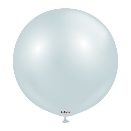 Obrázok z Jumbo balónik ľadovo modrý, Aura Ice Blue 90 cm/36"