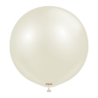 Picture of Jumbo balloon light ivory color, Aura Ivory White 90 cm/36"