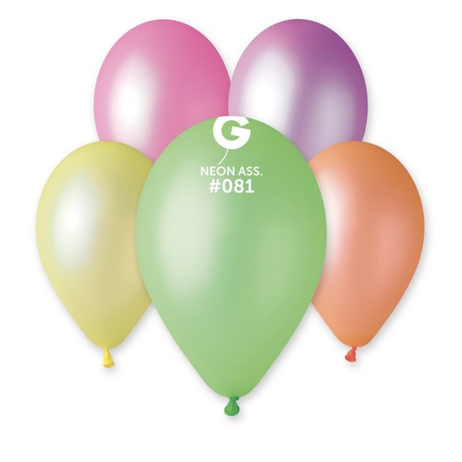 Levně Balonky neonové mix barev 33 cm/13", 50 ks