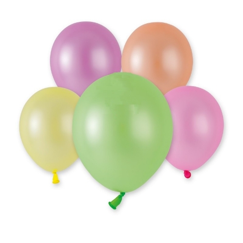 Levně Balonky neonové mix barev 13 cm/5", 100 ks