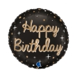Picture of Foil Balloon Happy Birthday Sparkling, 45 cm