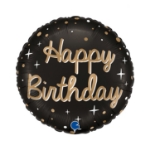 Obrázok z Foliový balónik Happy Birthday Sparkling, 45 cm