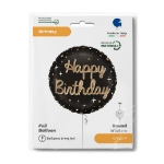 Obrázok z Foliový balónik Happy Birthday Sparkling, 45 cm