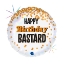 Obrázok z Foliový balonek Happy Birthday Bastard, 45 cm