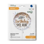 Obrázok z Foliový balónik Happy Birthday Dick Head, 45 cm