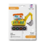 Obrázok z Fóliový balónik - bager - Happy Birthday 79 cm