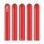 Obrázek Modelovací balonky červené, Standard Red 260M, 100 ks