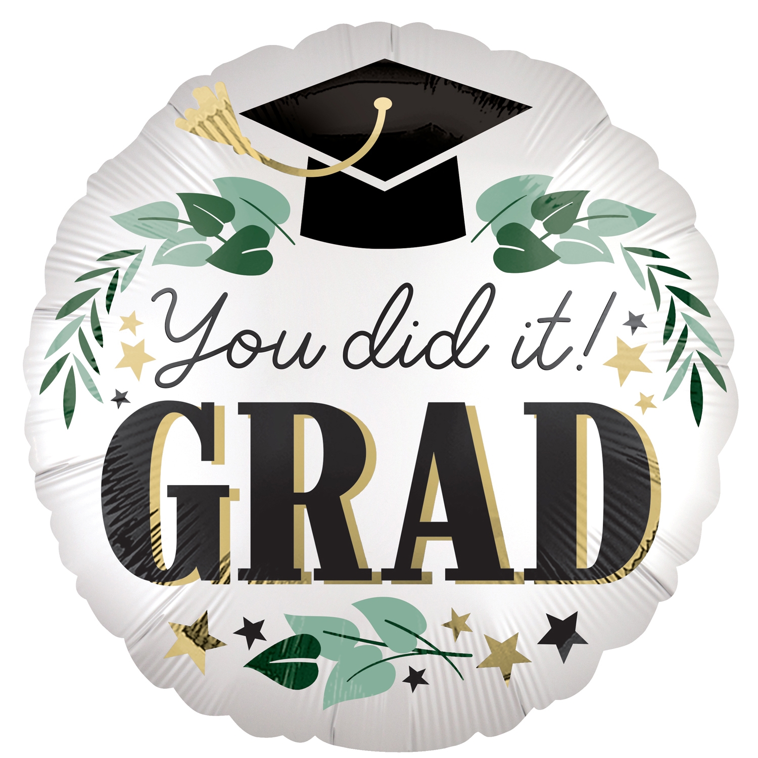 Foliový balonek You Did It Grad, 43 cm