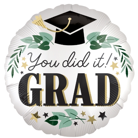 Picture of Foil Balloon You Did It Grad, 43 cm