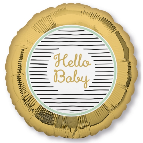 Levně Foliový balonek Hello Baby, 43 cm