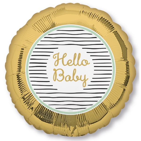 Foliový balonek Hello Baby, 43 cm
