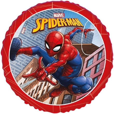 Obrázek Foliový balonek kruh Spiderman s těžítkem, 45 cm