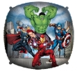 Obrázok z Fóliový balónik štvorec Avengers s ťažítkom, 45 cm