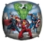 Obrázok z Fóliový balónik štvorec Avengers s ťažítkom, 45 cm