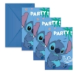 Obrázok z Pozvánky na párty Stitch a Angel, 6 ks