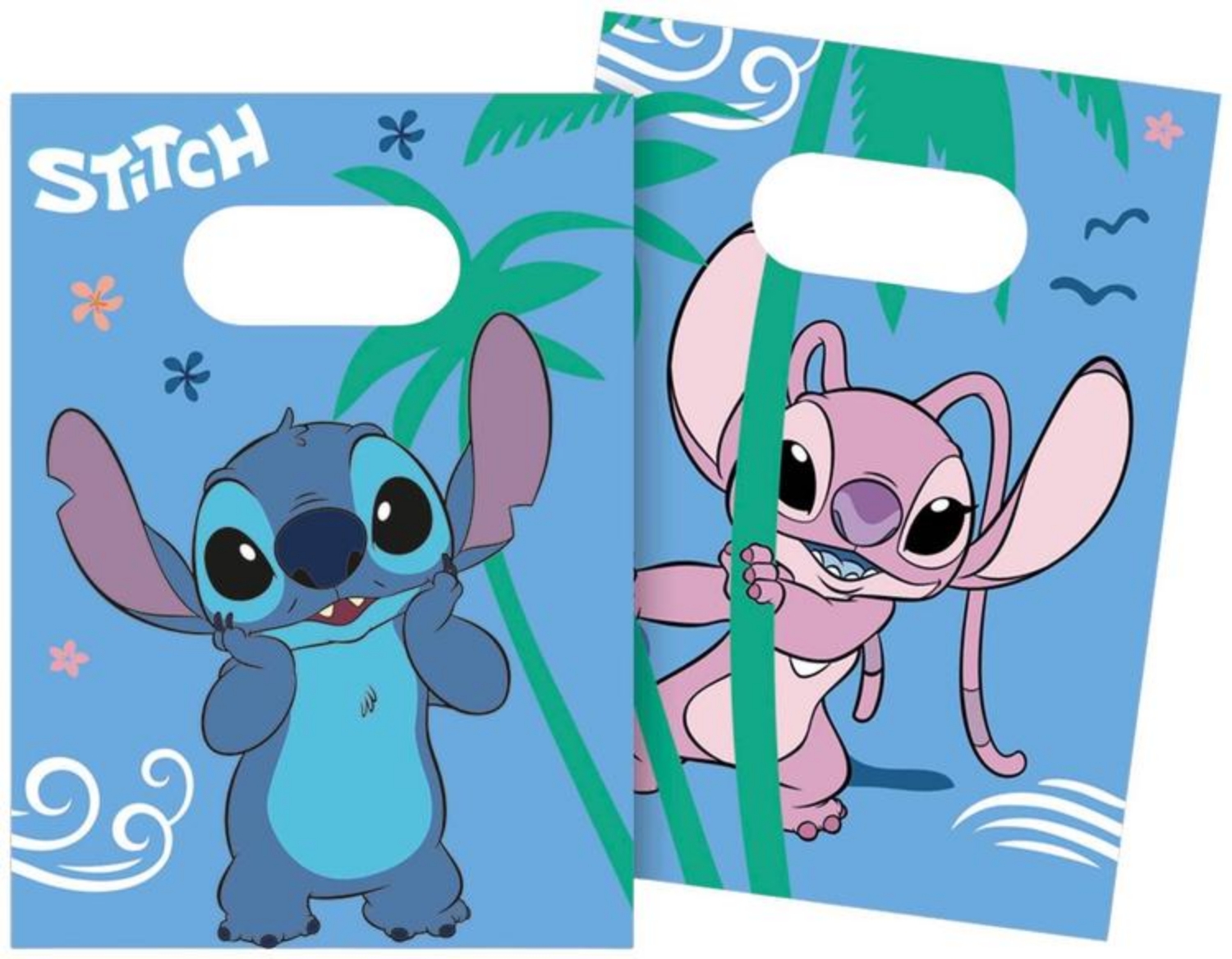 Dárkové tašky Stitch a Angel, 23 x 17 cm