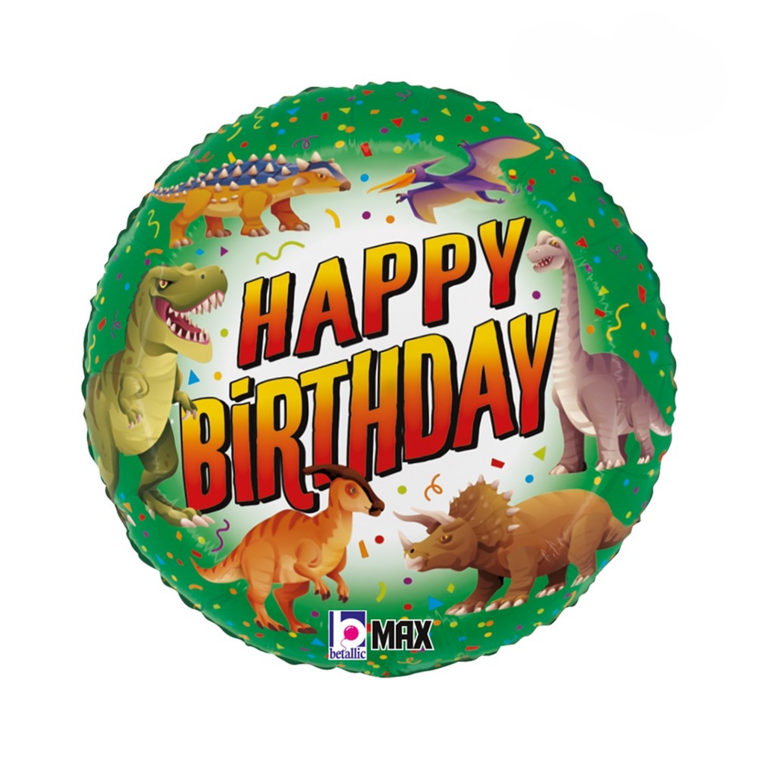 Foliový balonek Dinosaur Happy Birthday 45 cm