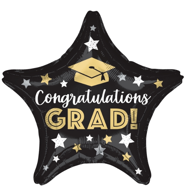 Obrázek z Foliový balonek Congratulations Grad, 43 cm 