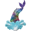 Picture of Mermaid Tail Foil Balloon, 68 x 99 cm