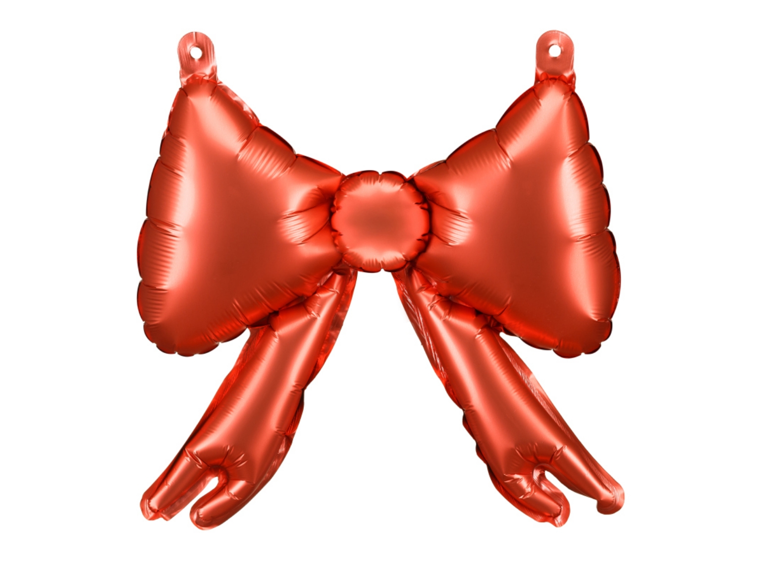 Foliové balonky na girlandy Červená mašle 25 cm, 5 ks