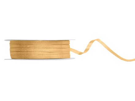 Picture of Light Honey Satin Ribbon 3 mm x 50 m